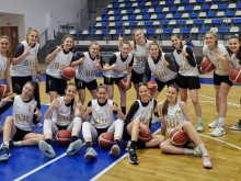 Националките за девойки по баскетбол с контроли в Самоков