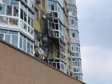 Дрон се вряза в жилищна сграда във Воронеж