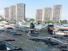 Дрон засне пожара в източната част на Пловдив