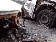 Украинци запалиха кола в Слънчев бряг