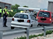 Катастрофа между три коли на пътя Пловдив - Карлово