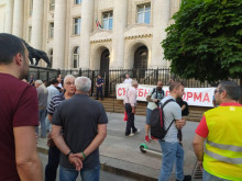 Протест срещу избора на Сарафов за и.ф. главен прокурор в София