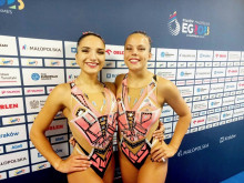 Дуетът ни в артистичното плуване остана последен на Европейските игри