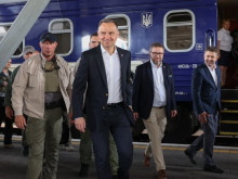Полският президент Анджей Дуда пристигна в Киев