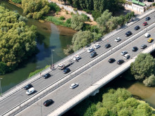Две катастрофи с шест коли на моста на Герджика - движението е затруднено