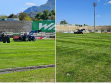 Ботев Враца започна възстановителни дейности за тревата на стадиона си