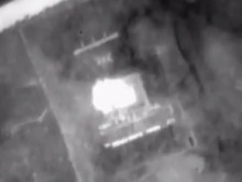 СБУ показа видео на атаката над електрическата подстанция в Курск, която 