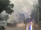 Гръмотевична буря удари Велико Търново, кола се запали в един от кварталите