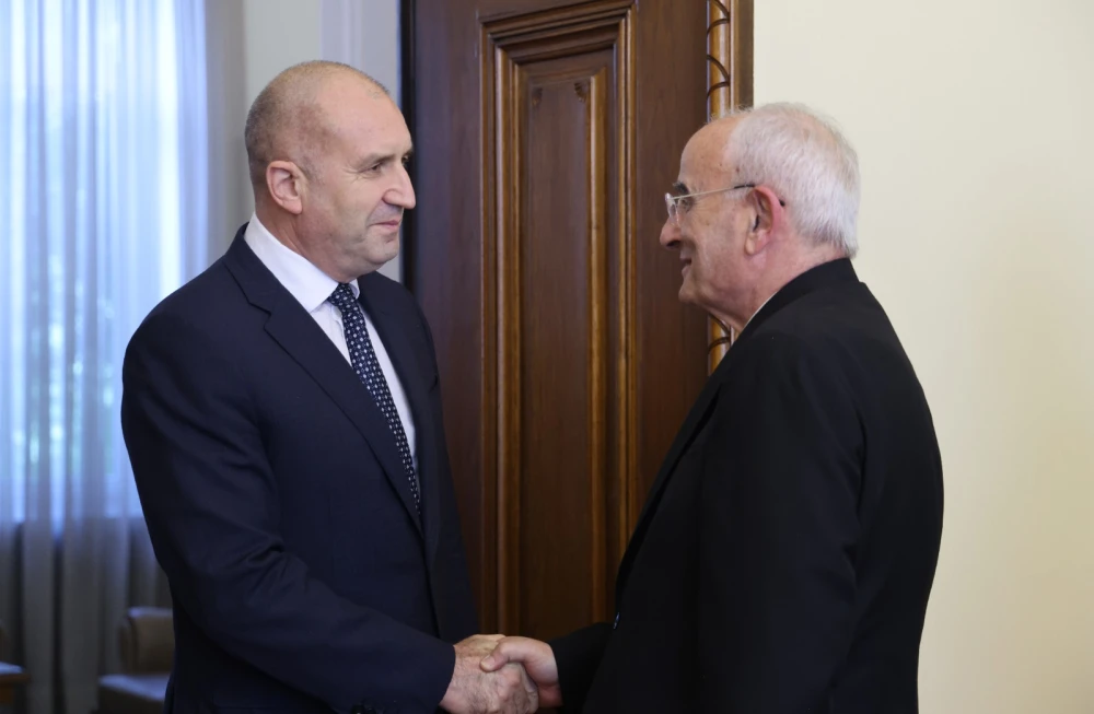 Румен Радев и Мишел Менаса