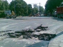 Затвориха кръстовището на "Шести септември" и "Руски", хаосът настъпи