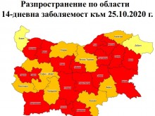 Графики показват как вирусът безпощадно превзема България