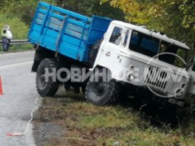 Камион катастрофира на пътя между Габрово и Велико Търново, шофьорът загина