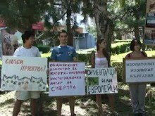 Природозащитници протестираха срещу избиването на кучета