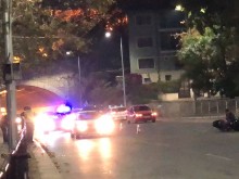 Блъснаха моторист пред Тунела, 4 патрулки отцепиха района
