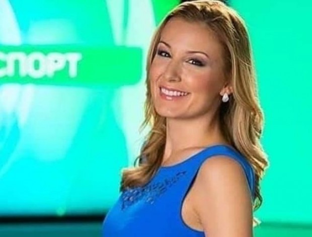 Николета Маданска водеща на спортната емисия в Би Ти