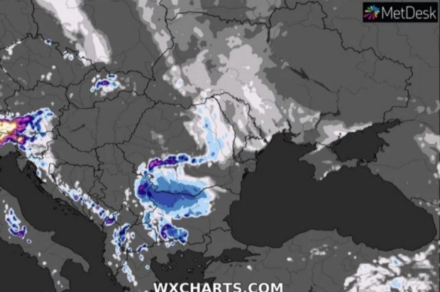 Снежни бури и захлаждане се очакват скоро в България, информират