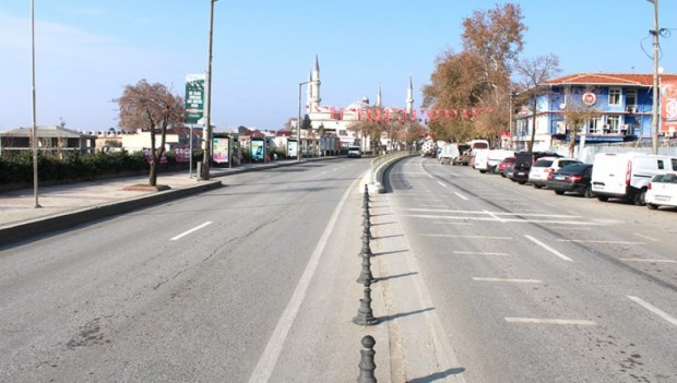 Улиците и булевардите в Одрин са празни Нито един човек