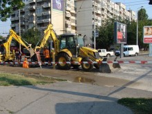 ВиК авария затвори участък от бул. "Христо Ботев"