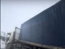 Руски тир катастрофира на АМ "Тракия"