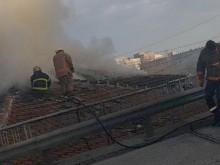 Пожар лумна близо до самия център на Пловдив!