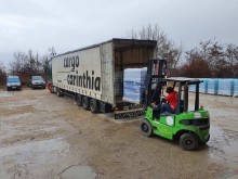 България изпрати първия ТИР с минерална вода в помощ за Хърватия
