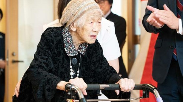Японката Кане Танака която понастоящем е най възрастният човек в света