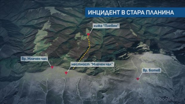 Инциденти с две групи туристи в Стара планина имаше днес