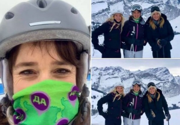 Фейсбук Мануела Малеева опазва природата в Швейцария в ски зоната с