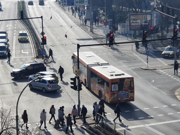 Произшествието е станало преди минути на кръстовището на бул. Съборни