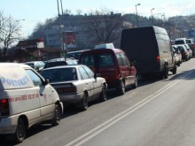 Огромни задръствания в широкия център на Пловдив