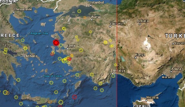 Още едно земетресение разтърси Западна Турция На същото място на