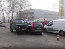 Катастрофата в Кючука заради неспазен знак "Стоп", една жена е откарана в болница