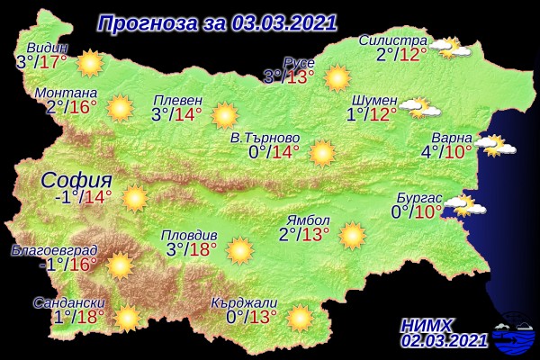 Чудно време утре