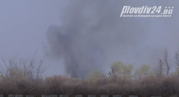 Голям пожар до Пловдив!