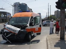 Линейка катастрофира на кръстовището на "Мария Луиза" и "Източен"