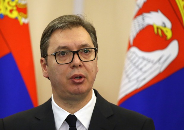 Getty Images
На практика сръбският президент Александър Вучич се опитва да