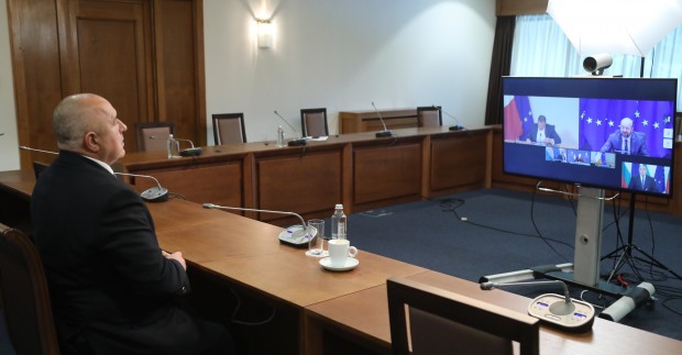 Министър председателят Бойко Борисов проведе видеоконферентен разговор с председателя на Европейския