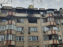 Пожар на булевард "Васил Априлов" в Пловдив