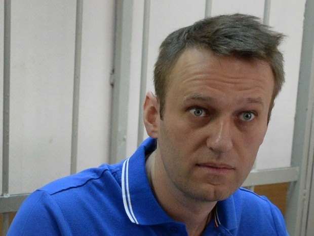 Руският опозиционер Алексей Навални който излежава присъда в наказателна колония