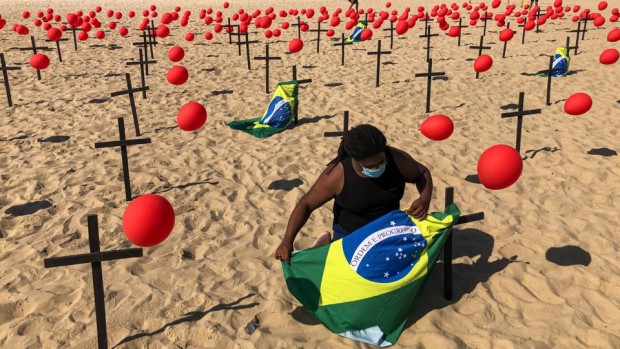 Getty Images
Откритият нов щам на коронавируса в Бразилия е с