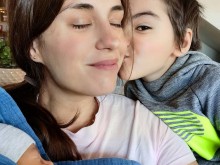 Радина Кърджилова сподели умилителна снимка с двете си деца