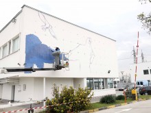 Уникален графит ще бъде изрисуван на EVN сграда в Пловдив