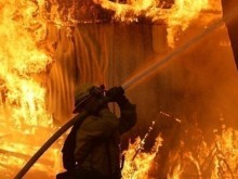 Къща се срути след пожар в пловдивско село