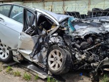 Така изглежда една от колите от трагедията с трима загинали на Околовръстното