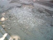 Започна кърпене на дупки в областта, ОПУ призовава към повишено внимание