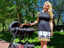 Борис и Стефания са имената на близнаците на Ева Веселинова