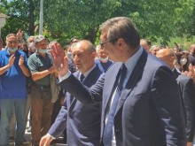 Инцидент беляза посещението на Румен Радев в Сърбия