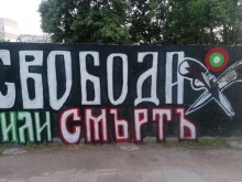 Фенове на Локо подготвиха изображение с патриотични мотиви в пловдивско училище
