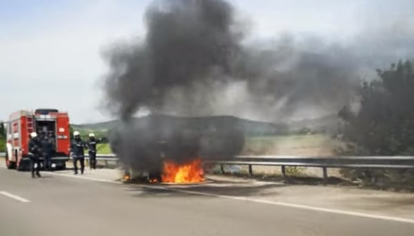 За тежък инцидент на магистрала Тракия научи Plovdiv24 bg Кола е