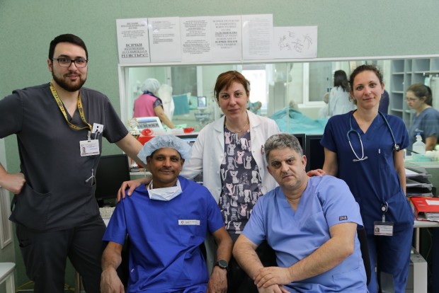 В началото на м. май, екип от детски инвазивни кардиолози
